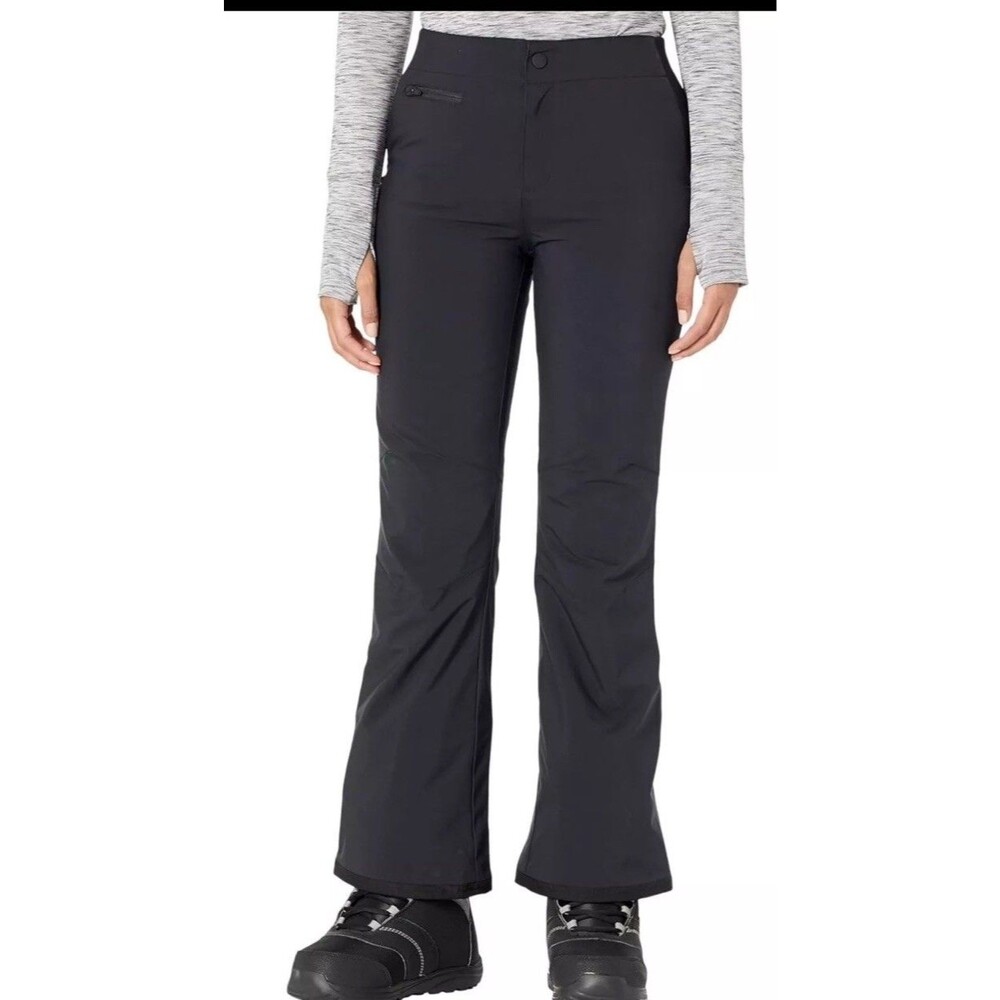 Obermeyer Sugarbush Stretch Pants Black Womens Size 12 Ski Snowboard Winter